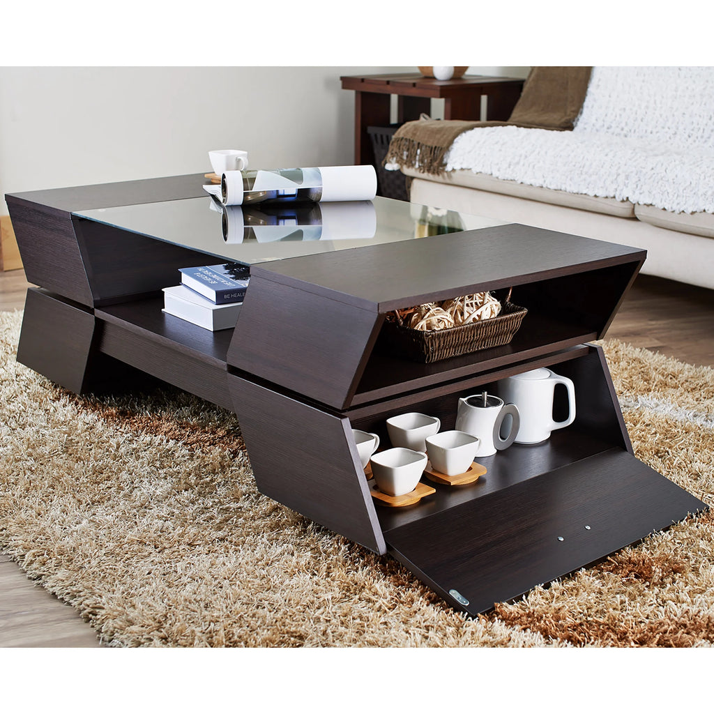 Espresso Storage Coffee Table M669