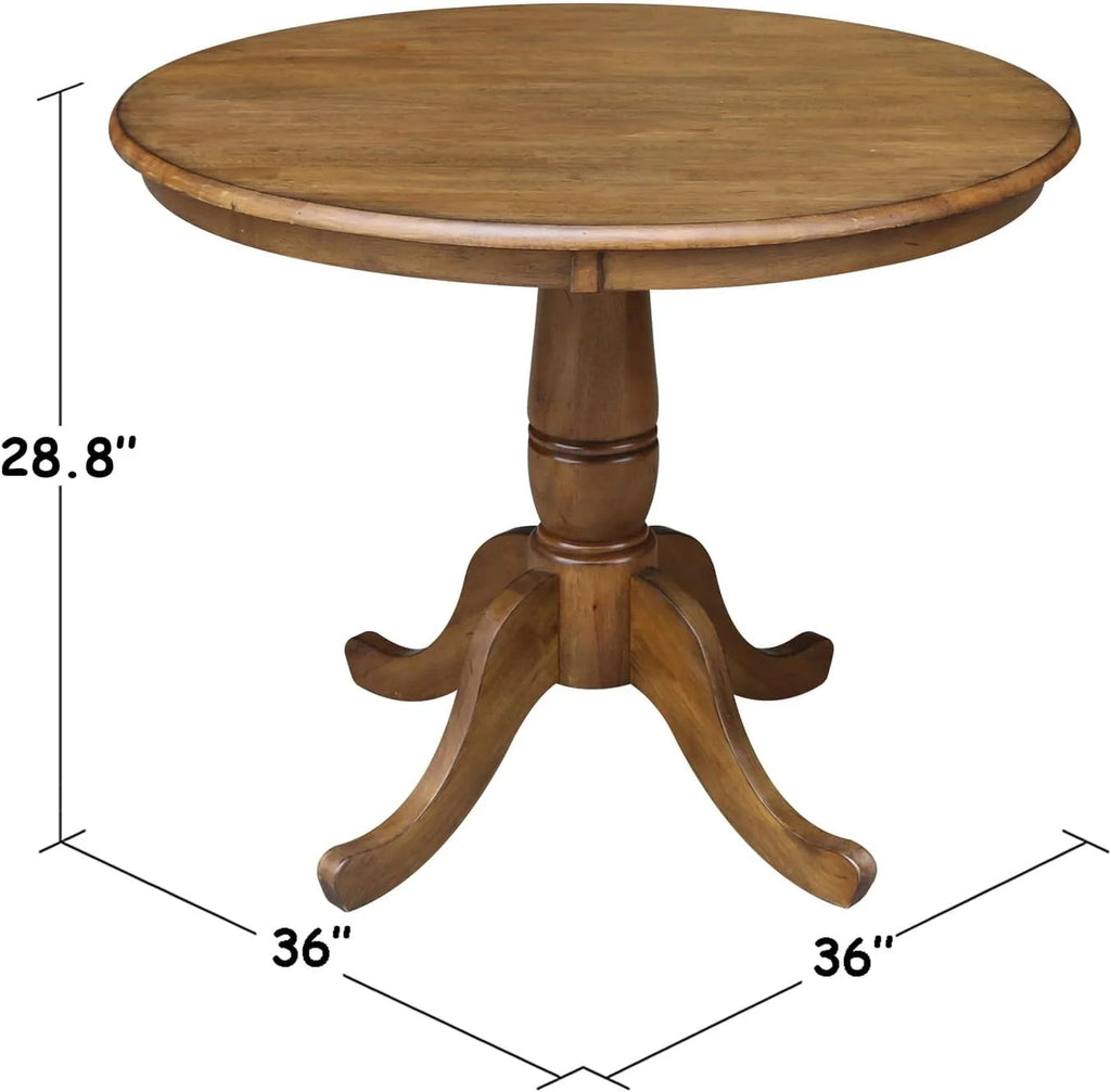 Round Top Pedestal Table Z665