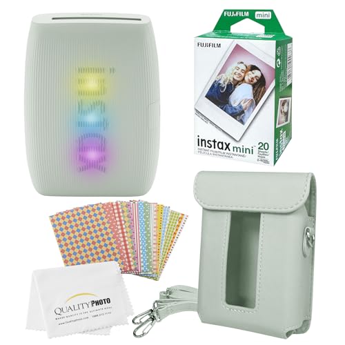 Instax Mini Link 3 Smartphone Printer with 20 Mini Films, Case, Stickers and Photo Cloth W586076