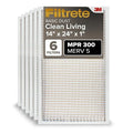 20x25x1 Pleated Electrostatic Air Filter, 6-Pack C79888