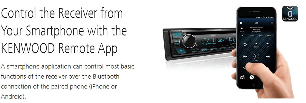 1-DIN CD Receiver with Bluetooth F135