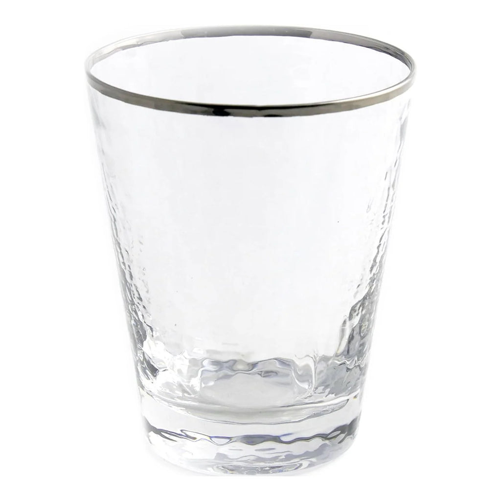 Metallic Rim Double Old Fashioned Set X52292