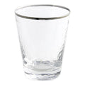 Metallic Rim Double Old Fashioned Set X52292