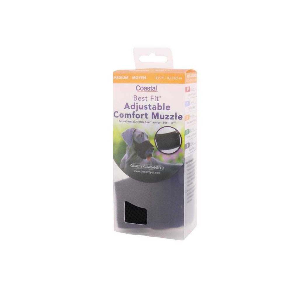 Black Adjustable Dog Muzzle P87613