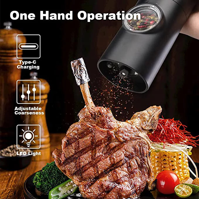 Electric Salt and Pepper Grinder Set of 2 V2330