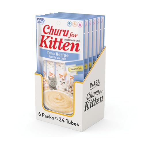 Grain-Free Creamy Lickable Cat Treats with DHA, EPA, Vitamin E & Taurine, 0.5 oz, 24 Tubes E235407