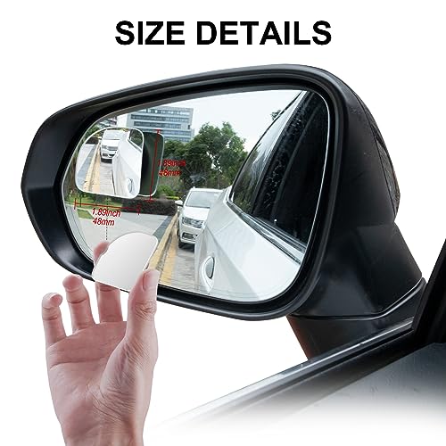 2" Round Convex Blind Spot Mirror, Pack of 2 H3462