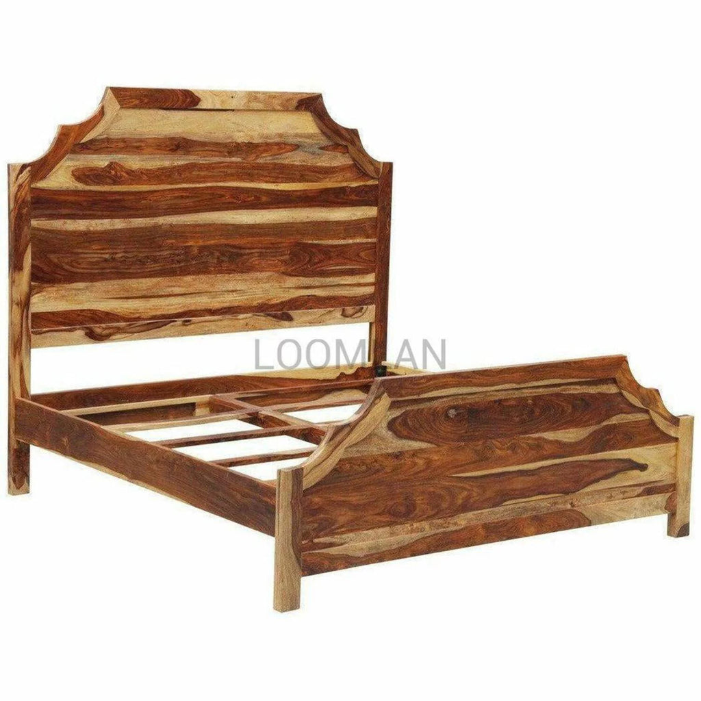 Panel Bed with Headboard and Footboard E912151