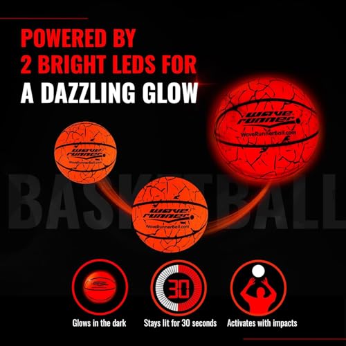 Light Up Glow In The Dark Basketball V4951
