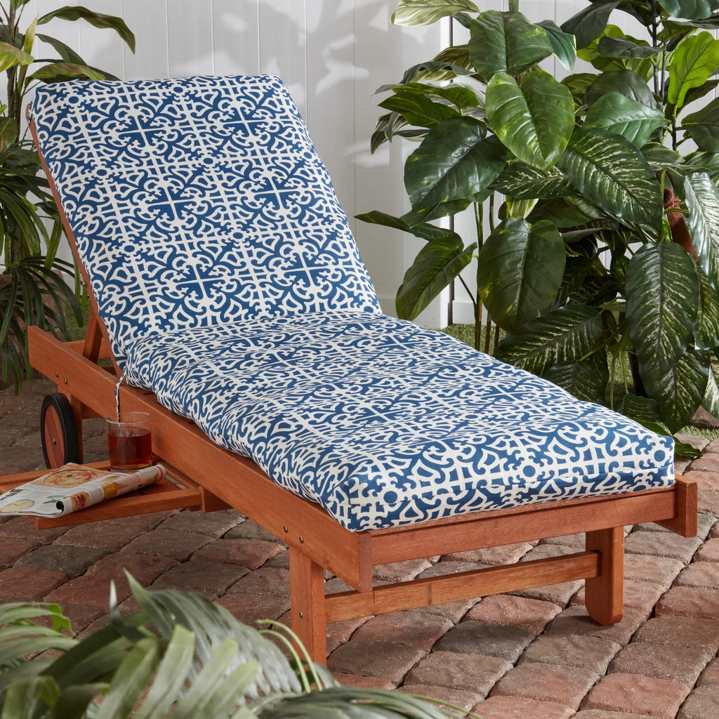 Indigo Outdoor Chaise Cushion E77826