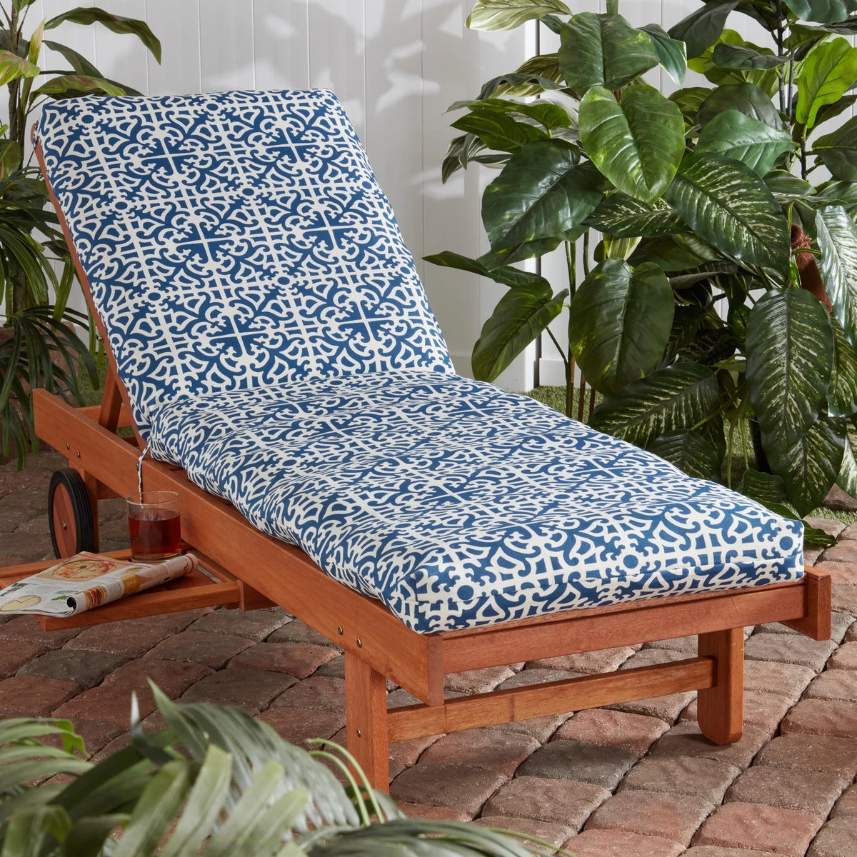 Indigo Outdoor Chaise Cushion E77826