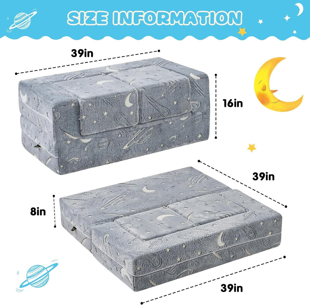 Glow in The Dark 3 in 1 Kids Sofa V174