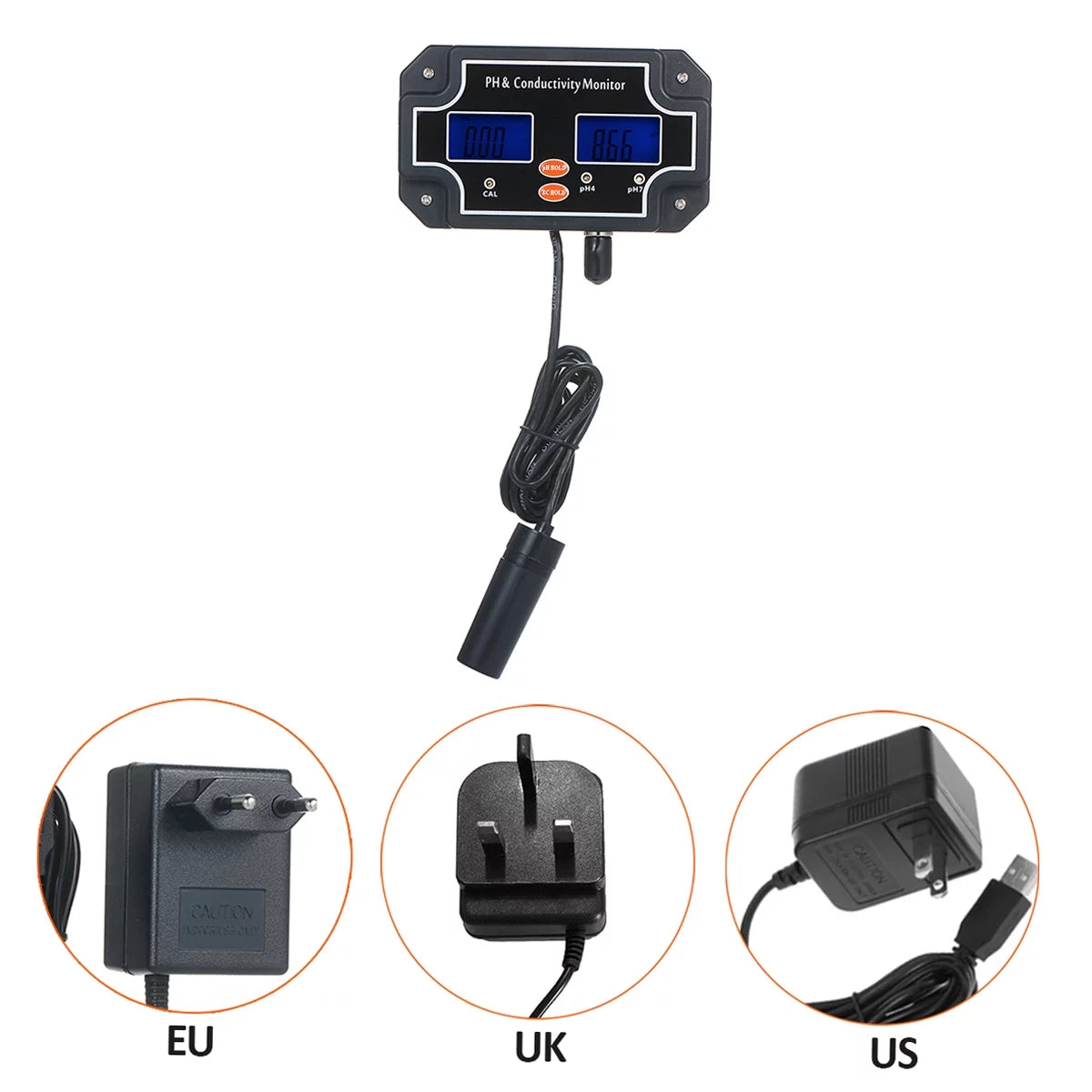 2 in 1 Waterproof Double Display Tester O304689