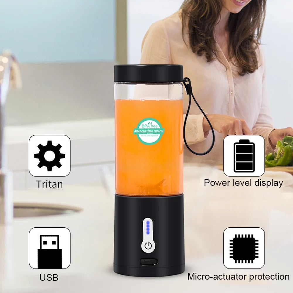 Portable USB Electric Juicer 530ml K256