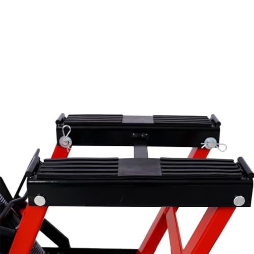 Hydraulic Motorcycle Lift Jack 1500 LBS Capacity with 4 Wheels T514