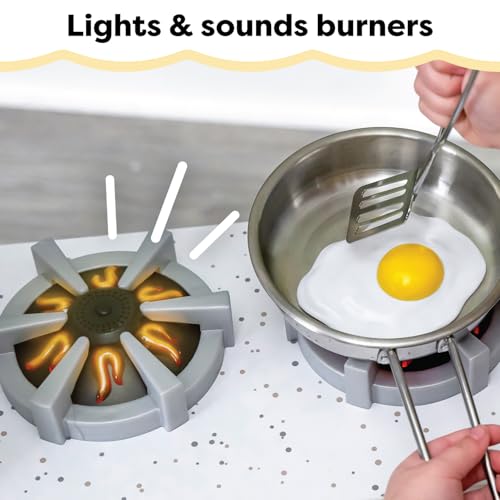 Wooden Corner Play Kitchen with Lights & Sounds A569706