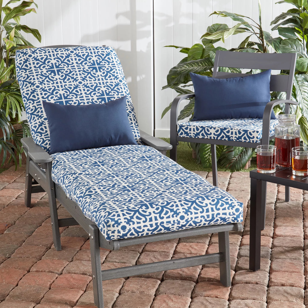 Indigo Outdoor Chaise Cushion E77826
