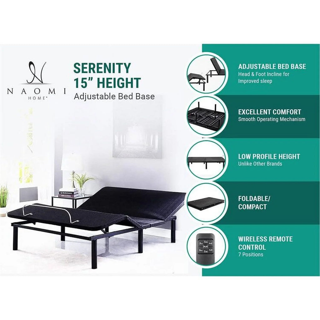 Queen Adjustable Bed Frame with Remote H858796