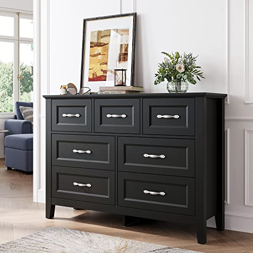 Beige 6 Drawer Wood Dresser H921414
