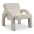 Cream Corduroy Accent Chair O3667