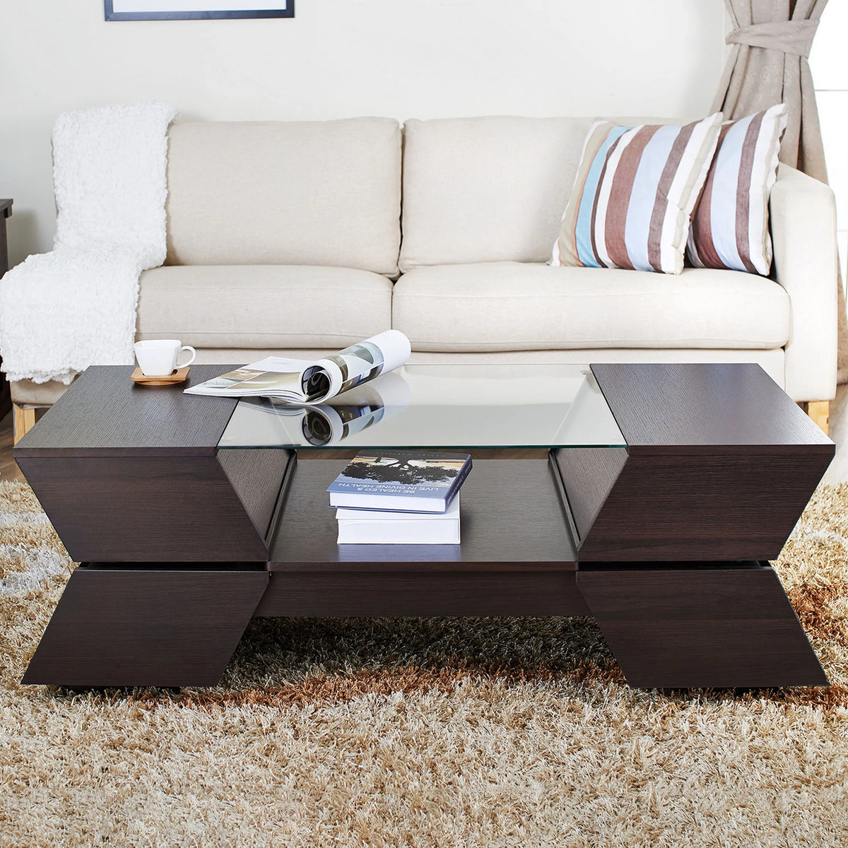 Espresso Storage Coffee Table M669