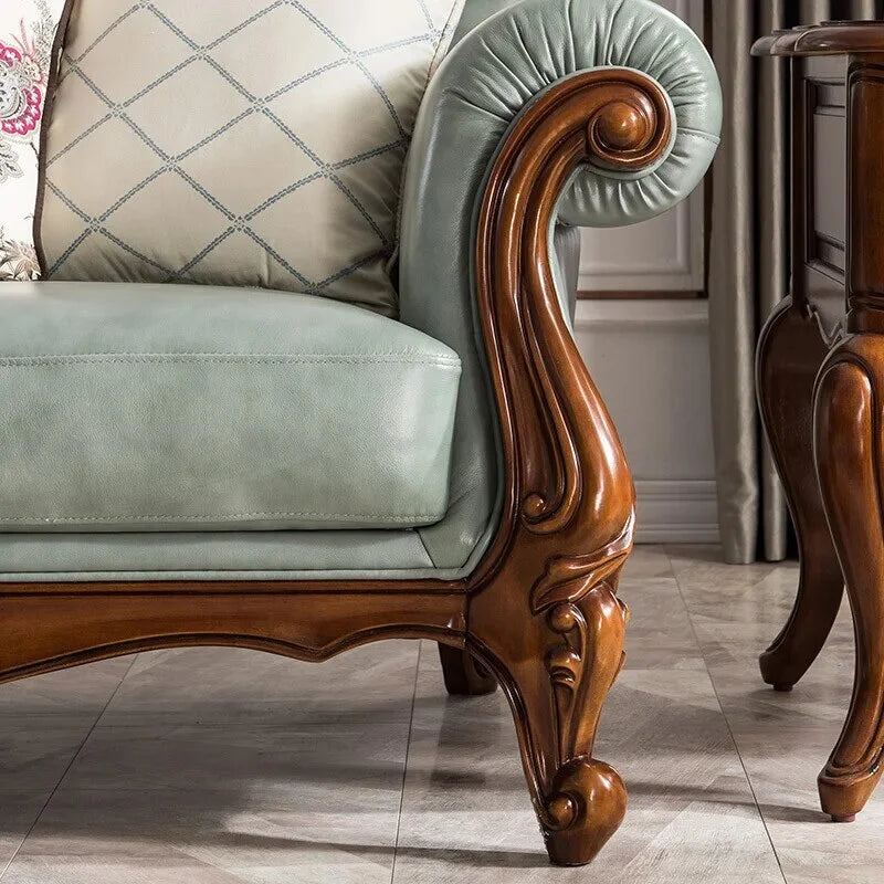 American Leather Solid Wood Sofa S7625