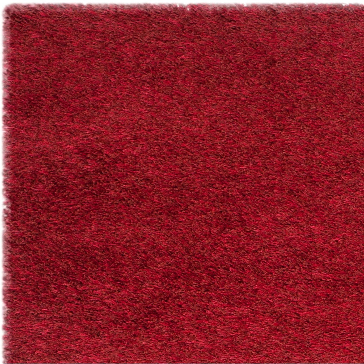 Red 5'1" x 7'6" Shag Area Rug R3169