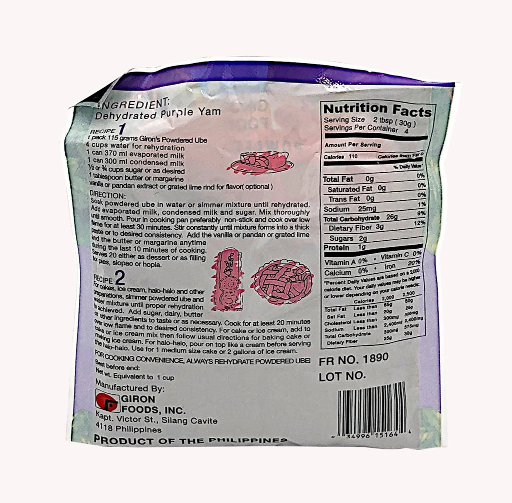 Purple Yam Ube Powder Pack of 6 E722719