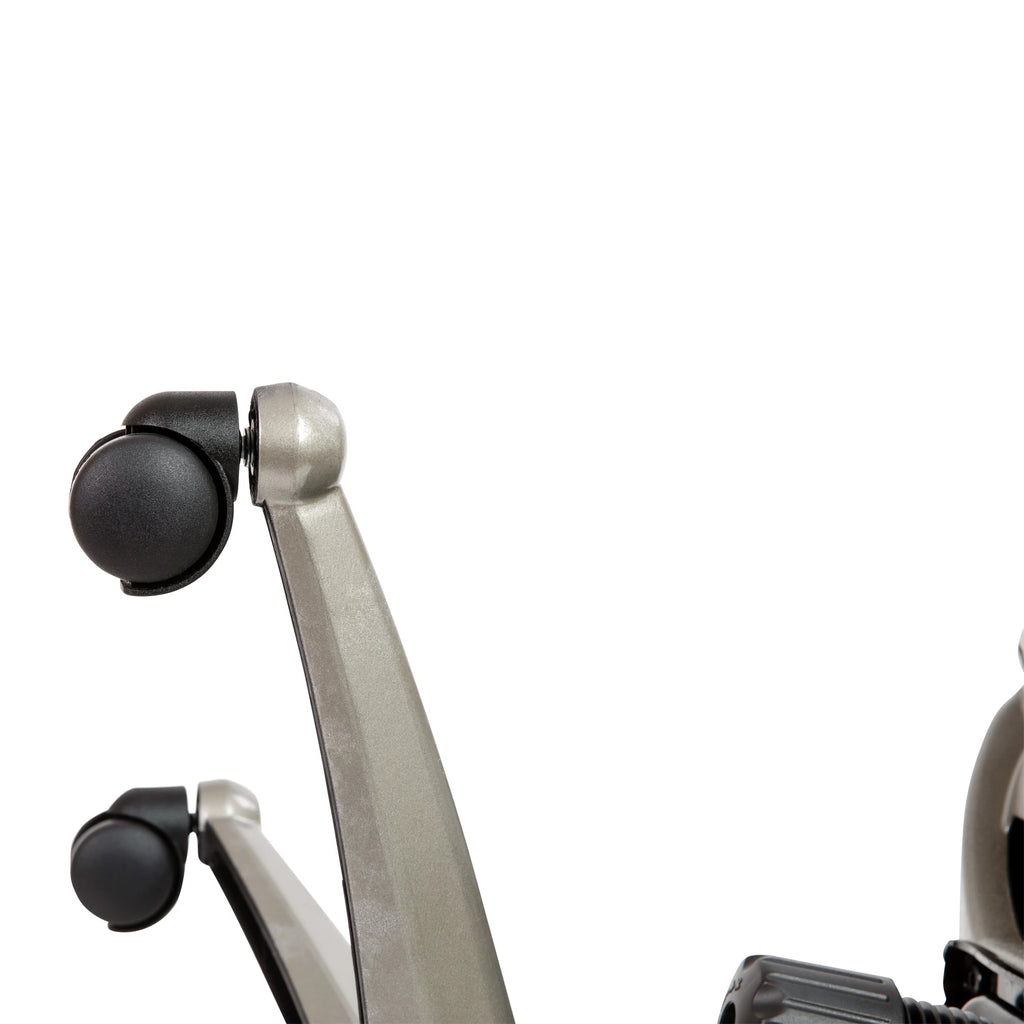 Mid-Back Transparent Black Mesh Executive Swivel Office Chair with Flip-Up Arms X756338