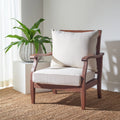 Natural Beige Eucalyptus Wood Accent Chair N34693