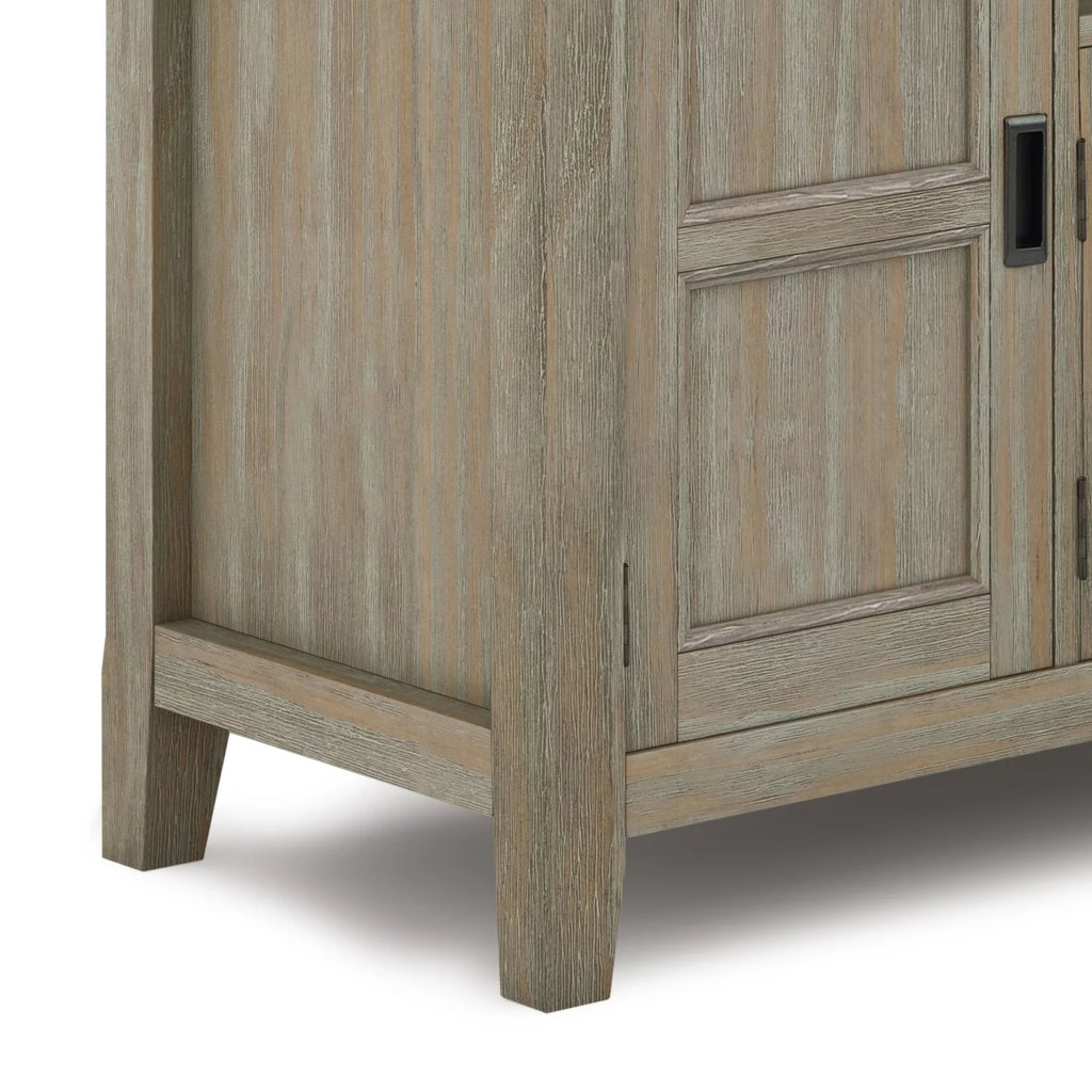 Gray Wood TV Media Stand R340