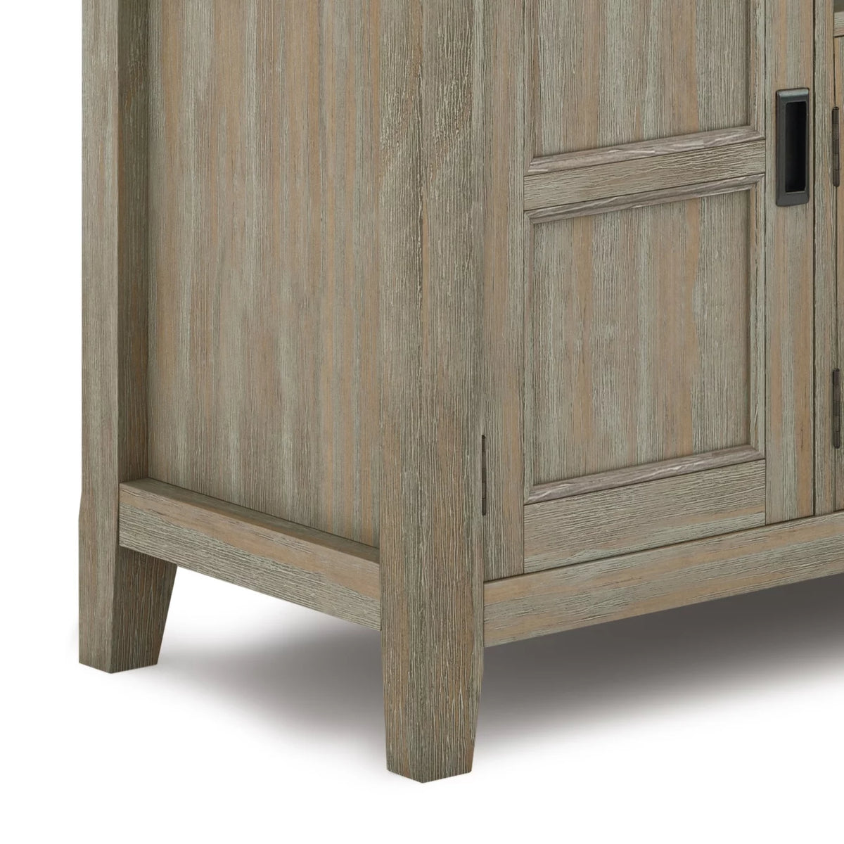 Gray Wood TV Media Stand R340