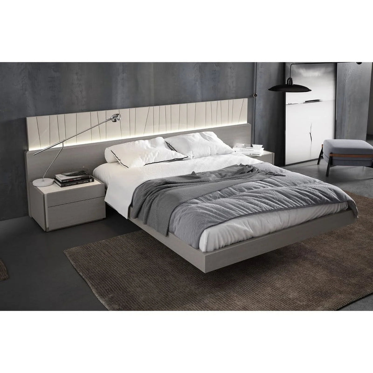 Gray Queen 3-Piece Bedroom Set U67590