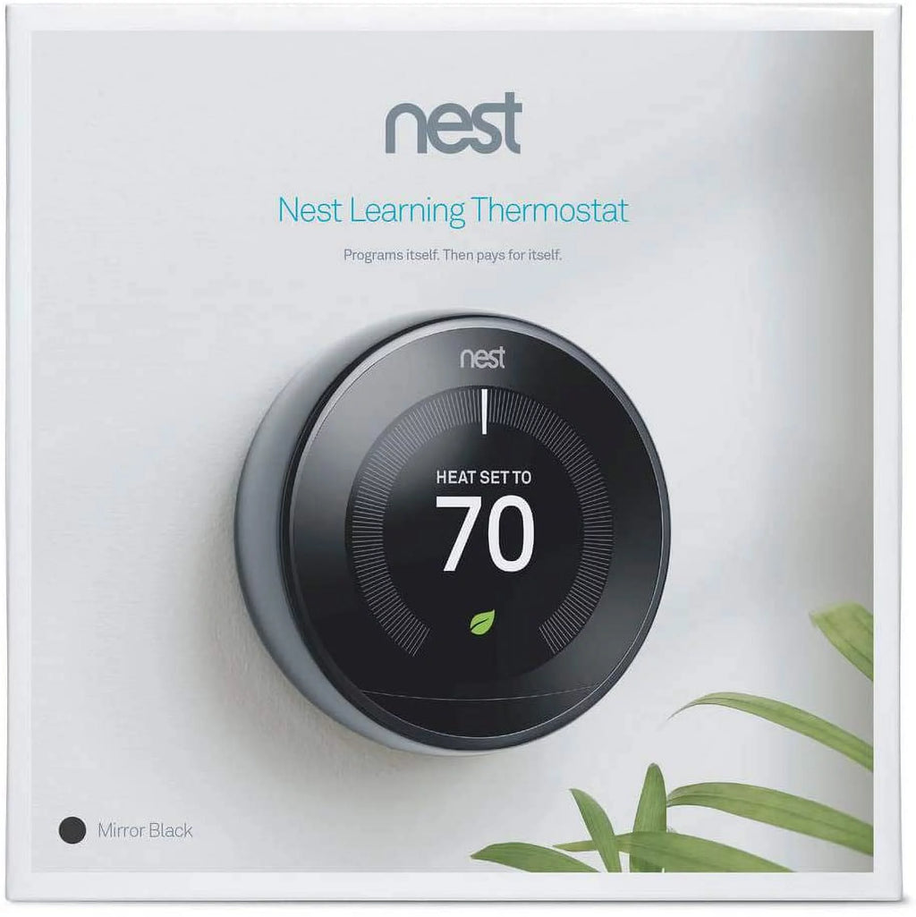 Mirror Black Wi-Fi Programmable Thermostat E212839