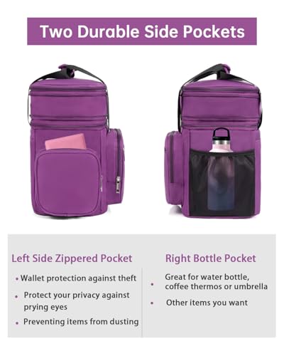 Black 16L Insulated Leakproof Tactical Lunch Box A6087