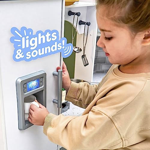 Wooden Corner Play Kitchen with Lights & Sounds A569706