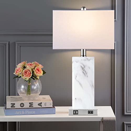 Touch Control Table Lamps Set of 2 with USB Ports and AC Outlet J20834