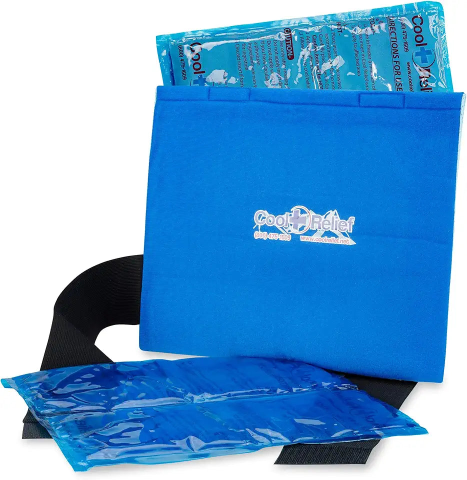 Soft Gel Hip Ice Wrap & Reusable Ice Pack Bundle O79764