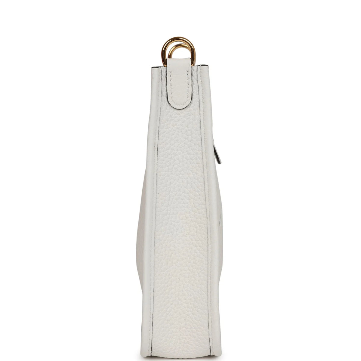 White Clemence Leather Bag K743