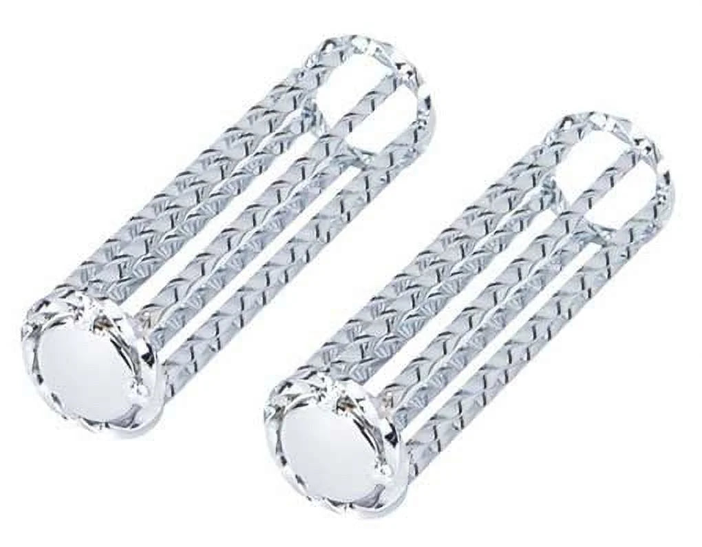 Chrome Bike Grips M8685