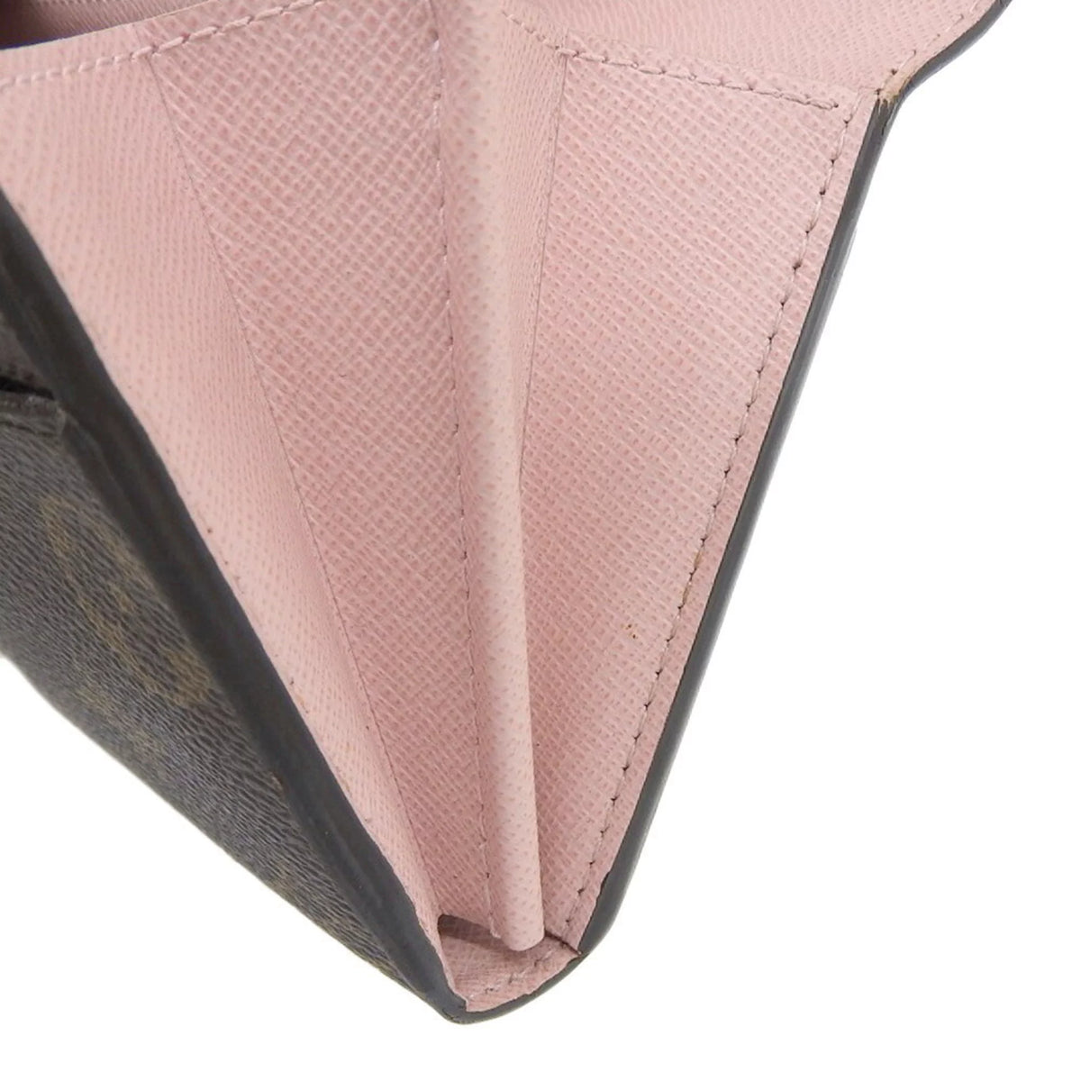Pre-Owned Monogram Pink Long Wallet Q3745