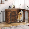 31.5'' Wooden Dog Crate Furniture TV Stand J82517