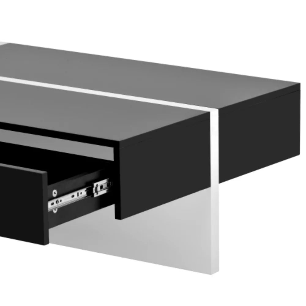 Contemporary Black High Gloss Cocktail Table Z766762