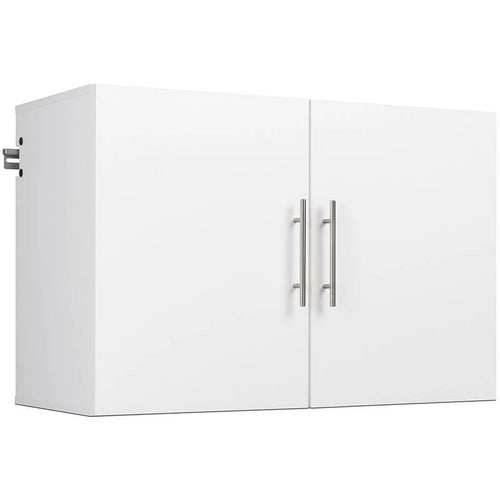 2 Piece 36" Height Wall Mounted Garage Cabinet Set in White P867