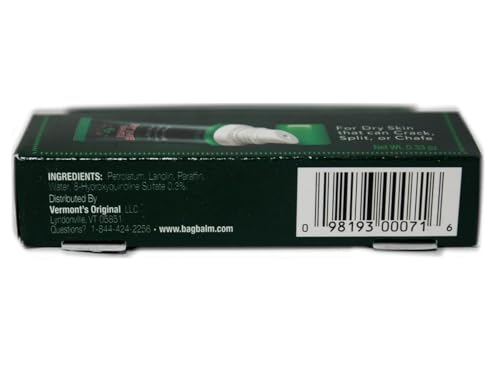Bag Balm Skin Moisturizer Gift Box 0.33oz 4 Pack Lip Balm Tubes X70443