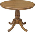 Round Top Pedestal Table Z665
