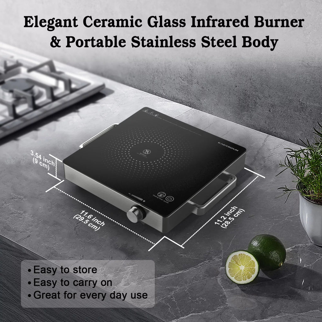 1500W Portable Electric Single Burner Hot Plate N232358