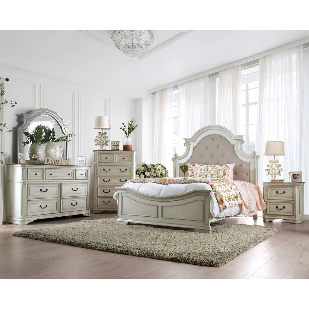 Antique White 7-Drawer Dresser E3752