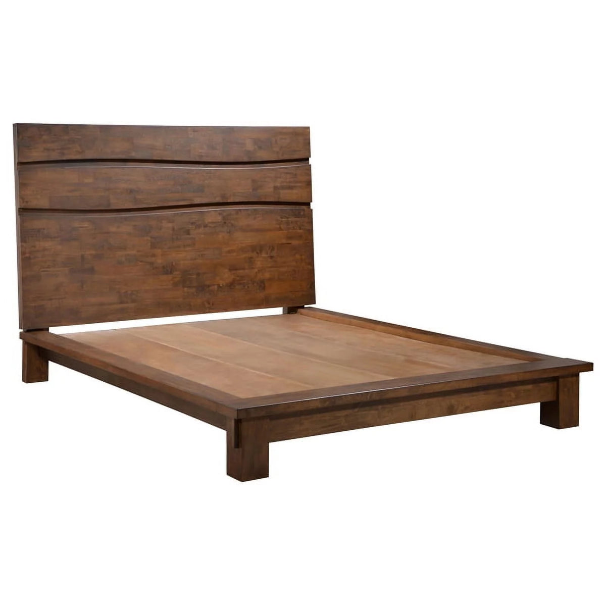 Modern Wood California King Platform Bed H679509