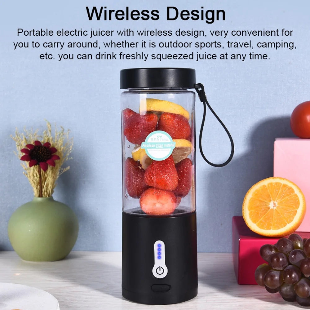 Portable USB Electric Juicer 530ml K256